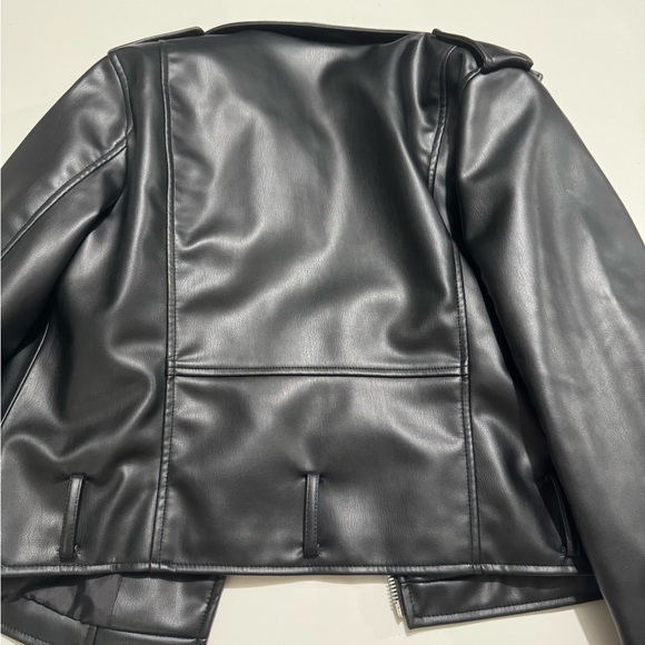 ZARA Cropped Leather Jacket - Picture 7 of 7